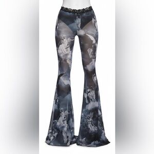 Dolls-kill sheer flare pants